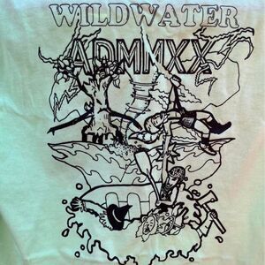 Gildan Women's Whitewater green T-shirt